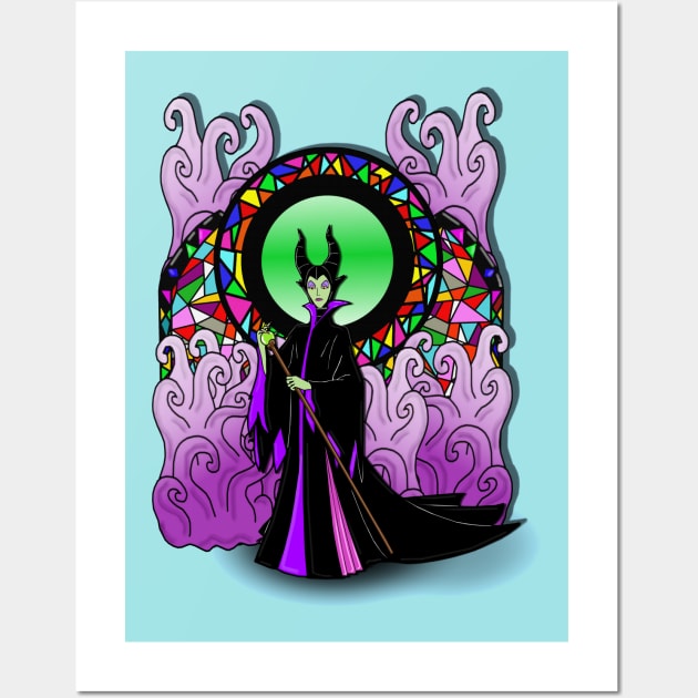 All Hail Maleficent Wall Art by FancyKat